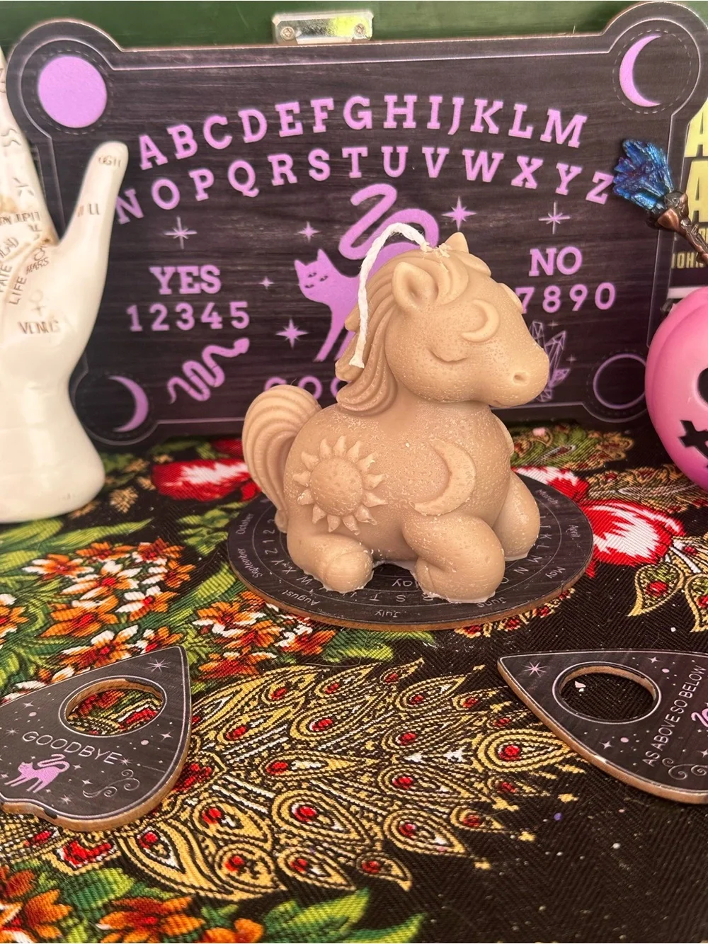 Bronze Celestial Pony Candle